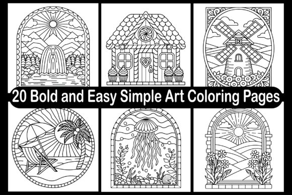 Bold and Easy Simple Art Coloring Books for Adults: A Creative Escape with Practical Tips
