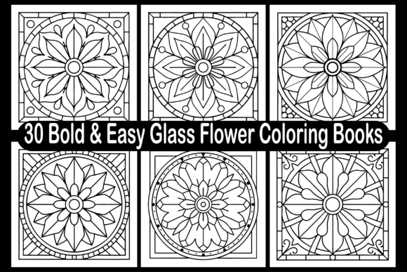 Bold Easy Glass Flower Coloring Books: A Strategic Tool for Creativity and Business