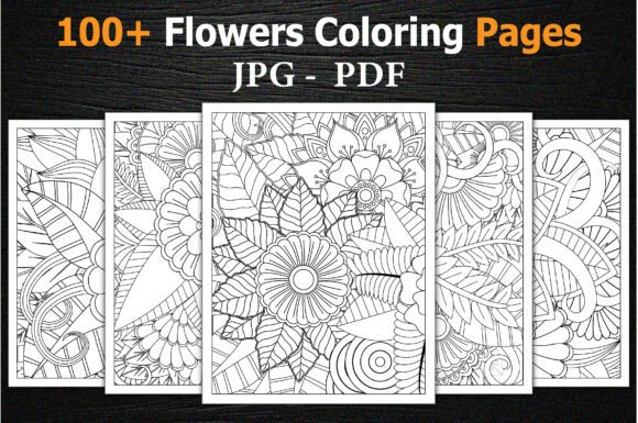 Flowers Coloring Pages for Adults Free: A Strategic Tool for Creativity and Mindfulness